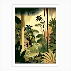 Hidden Paradise 4 Rousseau Inspired Art Print