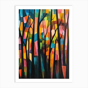 Trees In The Forest 4 Art Print