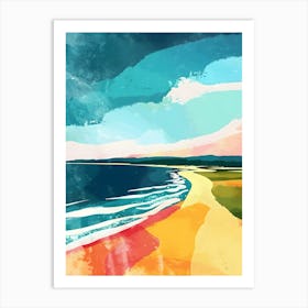 Beach Canvas Art Art Print