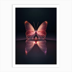 Abstract Butterfly 3 Art Print