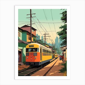 Bangladesh 2 Travel Illustration Art Print