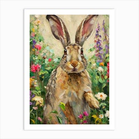 Rhinelander Rabbit Painting 1 Art Print