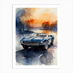 Corvette Corvette Art Print