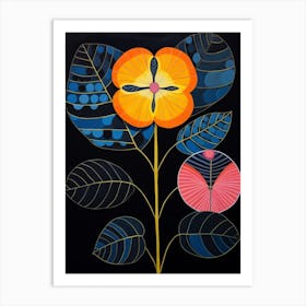 Lantana 1 Hilma Af Klint Inspired Flower Illustration Art Print