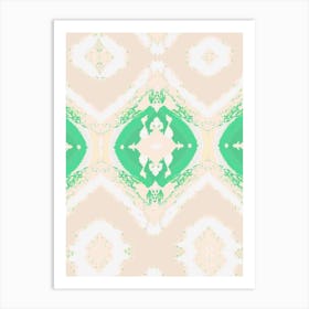 Ikat Pattern Art Print