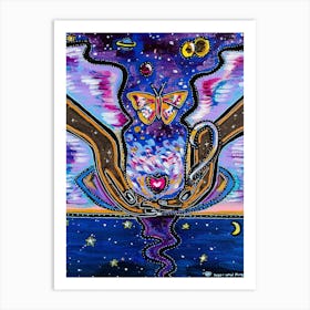 Butterfly Light Art Print