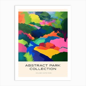 Abstract Park Collection Poster Golden Gate Park Kiev 3 Art Print