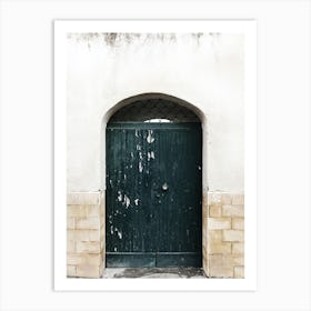 Green Door Art Print