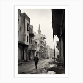 Alexandria, Egypt, Mediterranean Black And White Photography Analogue 2 Art Print