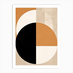 Monochrome Geometric Visions Art Print