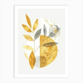 Abstract Watercolor Painting 1 Art Print