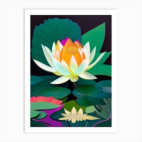 Double Lotus Fauvism Matisse 2 Art Print