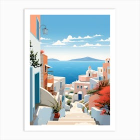 Greece City Art Print