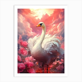 Swan Art 1 Art Print