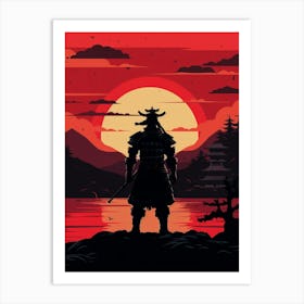 Samurai 4 Art Print Art Print