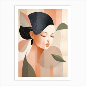 Asian Woman 1 Art Print