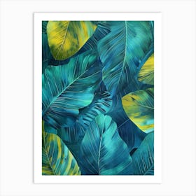 Tropical Leaves 33 Art Print