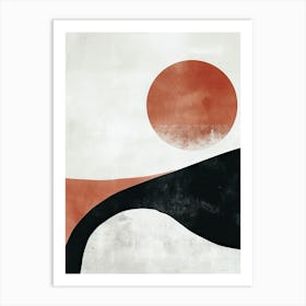 King City Stone Park Bauhaus Minimalist Art Print