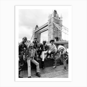 Village People At Tower Bridge London, 1980 Art Print