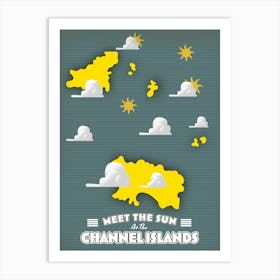 Meet The Sun at the Channel Islands Art Print