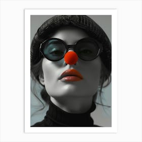 Clown Nose Art Print