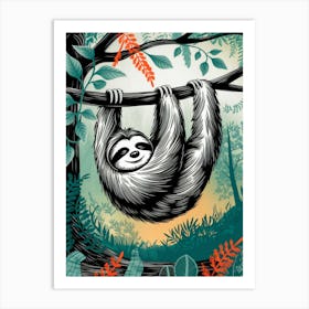 Sloth Art Print