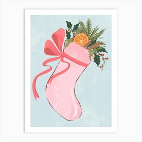 Christmas Stocking Art Print