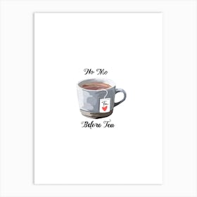Tea cup Art Print