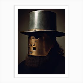 Man In A Helmet Art Print