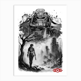 Welcome To The Wasteland Art Print