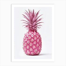 Pink Pineapple 1 Art Print