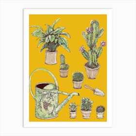 Cactus Garden Art Print