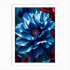 Blue Flower 2 Art Print