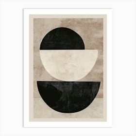 Sapporo Stone Park Bauhaus Minimalist Art Print