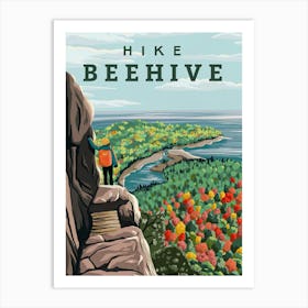 Hike Beehive Art Print