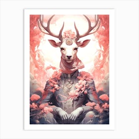 Deer Queen Art Print