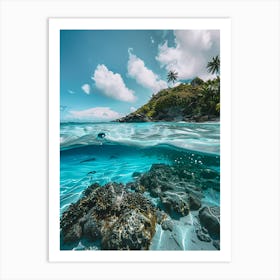 Underwater Seascape 1 Art Print