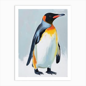 King Penguin Cooper Bay Colour Block Painting 4 Art Print