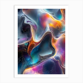 Stunning Whimsical Marble 7 Art Print