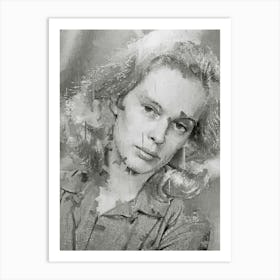 Sandy Denny Portrait Art Print