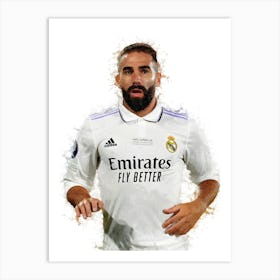 Dani Carvajal Watercolor Art Print