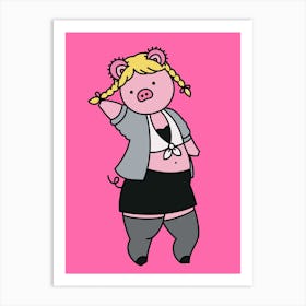 Piggy Spears Art Print