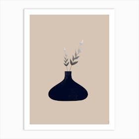 Black Vase Art Print