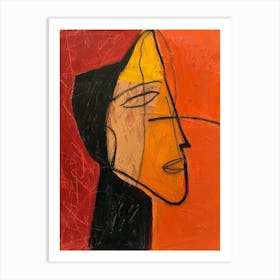 Abstract Of A Woman 57 Art Print