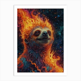 Sloth 27 Art Print