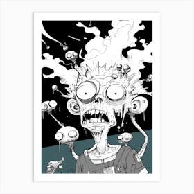 Zombies From Hell Art Print