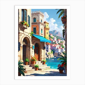 Street Scene 1 Art Print