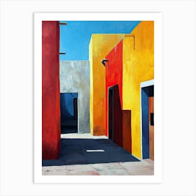 Campeche Chronicles: Walled City Wonders, Mexico Art Print