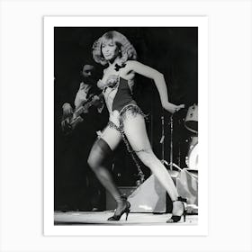 American Pop Singer Tina Turner Art Print