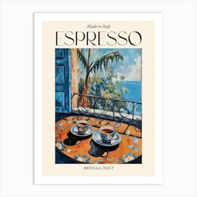 Brescia Espresso Made In Italy 4 Poster Art Print